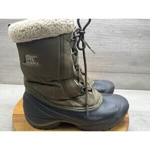 SOREL Cumberland NL1436-969 Brown Snow Winter Boots Thinsulate Womens 7.5